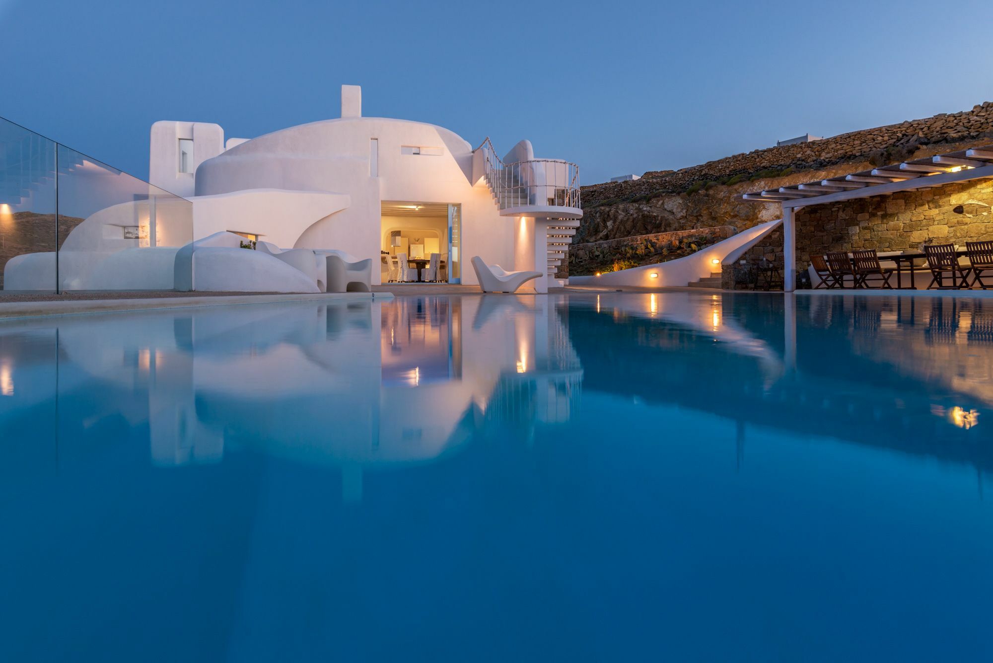 Villa Aegean Lighthouse Fanari (Mykonos) Exterior foto